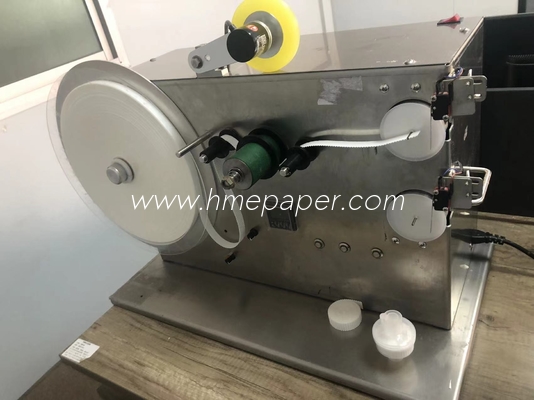 kopen Semi-automatische HME-filterbandwikkelmachine met ±0,2 mm etiketteringfoutvergunning en snijmachine online manufacture