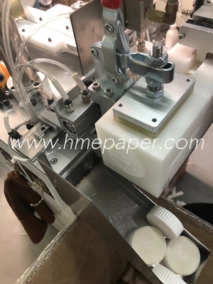 kopen Medical Resmed mini HMEF HME Filter Paper Label Tape Winding Machine met automatische besturing / roestvrij staal online manufacture