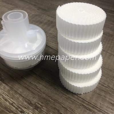 kopen Efficiëntie Circulair HME Filter Paper Custom Diameter voor vochtwisseling Professionele HME Filter Paper Roll Factory online manufacture