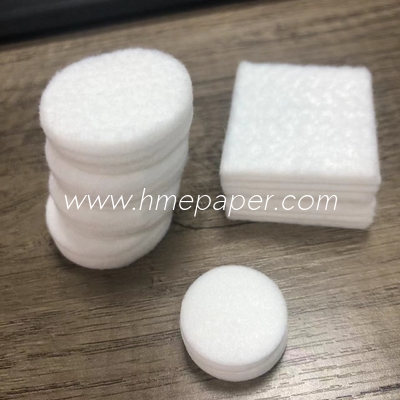 Absorbent Cotton Pad CPAP Filter White Disposable Filter for HIV Tester