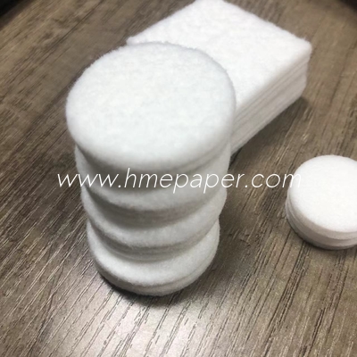Absorbent Cotton Pad CPAP Filter White Disposable Filter for HIV Tester