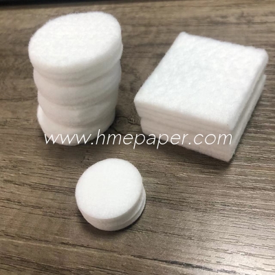 Absorbent Cotton Pad CPAP Filter White Disposable Filter for HIV Tester
