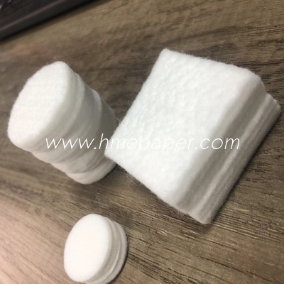 Absorbent Cotton Pad CPAP Filter White Disposable Filter for HIV Tester